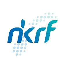 NKRF logo med illustrasjon bak